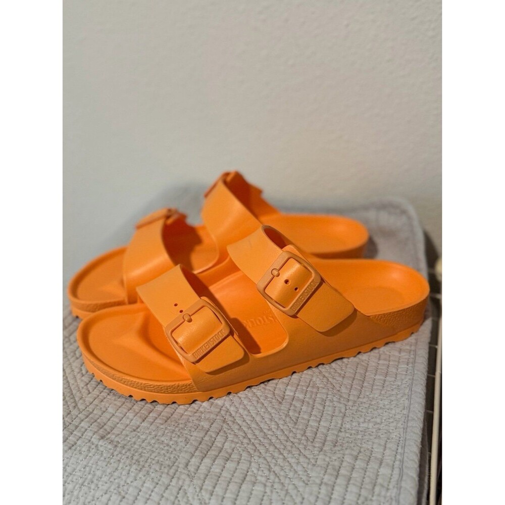 Birkenstock Arizona EVA Slide Sandals in Orange Size 40 NWOT!
